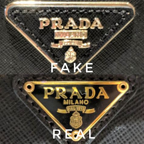 authentic prada logo|Prada authentication guide.